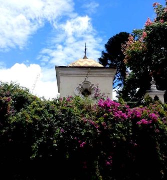 cupula de capilla de casa particulas en antigua guatemala
