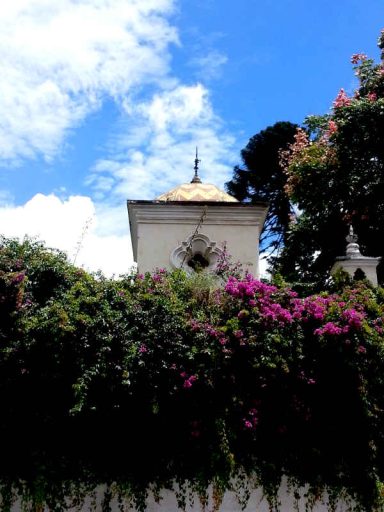 cupula de capilla de casa particulas en antigua guatemala