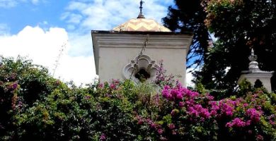 cupula de capilla de casa particulas en antigua guatemala